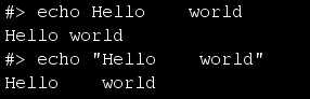 Command basics 3: whitespace